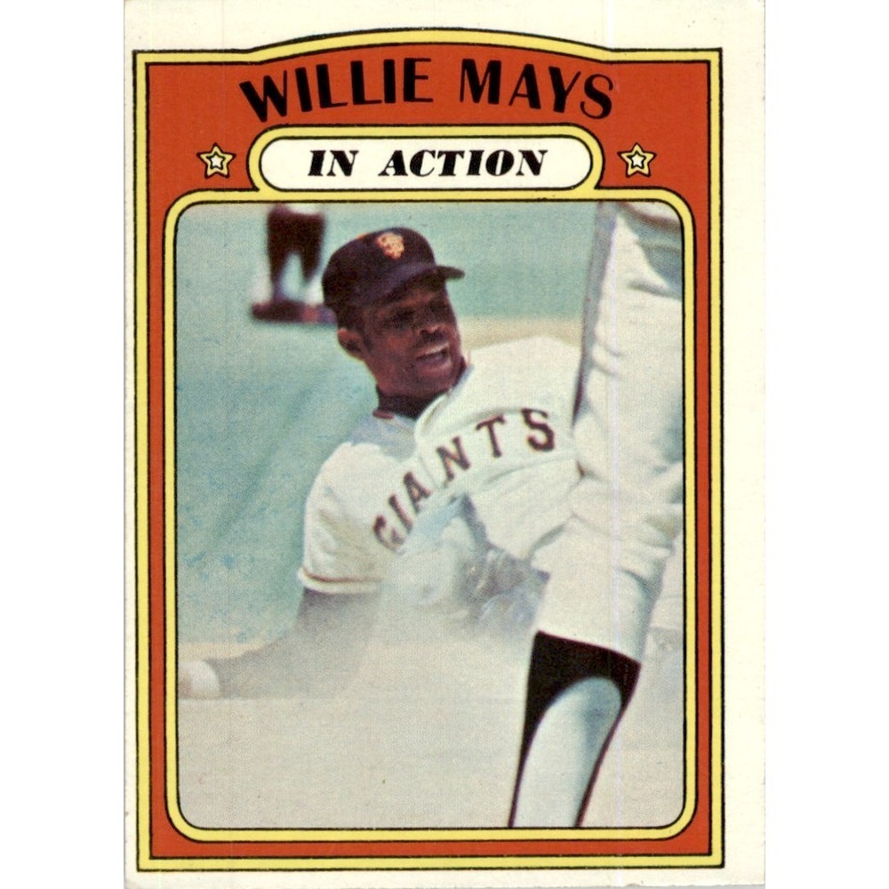 1972 Topps #50 Willie Mays San Francisco Giants EX-MT